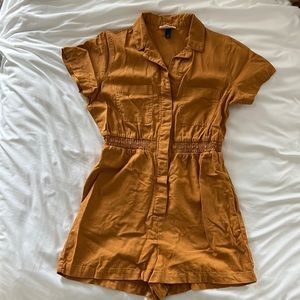 Gold Utility Romper